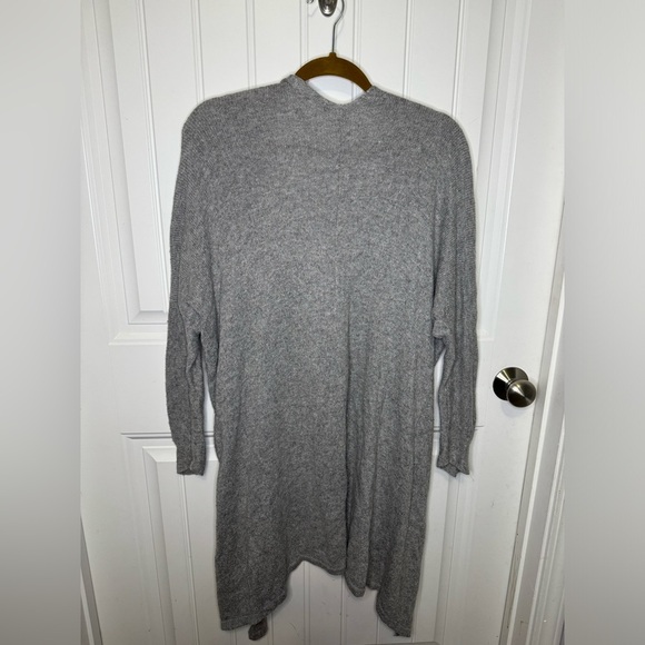 Brandy Melville Gray Open Front Long Sweater Cardigan - Picture 6 of 6